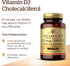 Solgar Vitamin D3 (Cholecalciferol) 125 MCG (5000 IU), 100 Softgels - Immune System Support, Helps Maintain Healthy