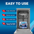 Finish Dishwasher Cleaner Liquid, Deep Cleans Grease & Limescale, 8.45oz, 3 Month Supply
