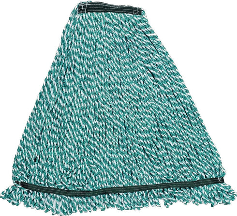 Rubbermaid Commercial Products Web Foot Microfiber Floor Mop Head Replacement, Medium, Green