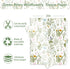 JarThenaAMCS 100 Sheets Vintage Wildflower Tissue Paper Wild Floral Art Tissue Spring Wrapping Paper for Birthday Wedding DIY Crafts Gift Packing, 20 x 14 Inch by JarThenaAMCS