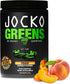 Jocko Fuel Greens Powder (Peach Flavor), Organic Greens & Superfood Powder for Healthy Green Juice, 30 Servings