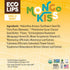 LIP BALM Mongo Kiss 6-Pack (6 tubes) Vanilla Honey by Eco Lips, 100% Organic Beeswax & Cocoa Butter