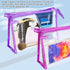 Meetory 10 Pcs Clear Waterproof Cosmetic Bag with Zipper - PVC Transparent Plastic Makeup Organizing Bags