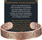Copper Bracelet for Men - 18X Strength Magnetic Copper Bracelet, 99.99% Pure Solid Copper