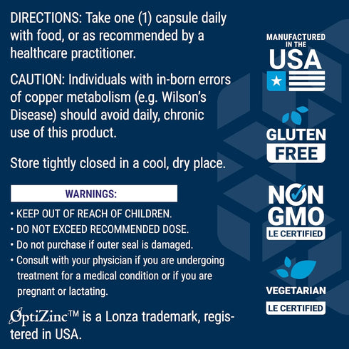 Life Extension Only Trace Minerals, 90 Capsules, Daily Dose of Zinc, Chromium, Boron, Copper, Gluten-Free, Non-GMO