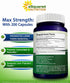aSquared Nutrition 1000mg Milk Thistle Supplement - 200 Capsules, Max Strength 4X Concentrated Extract