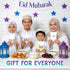 Sereliy 4 Sets Eid Gift Card Book, Eid Mubarak Money Holder Cards with Envelopes, Islamic Holiday Ramadan Kareem Gift
