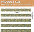 YKZEYK 1/2" 25 Ribbon for Gift Wrapping Flower Sunflowers Leaves Green Print Fabric Ribbon Yards, Gift Wrap Bow Ribbons