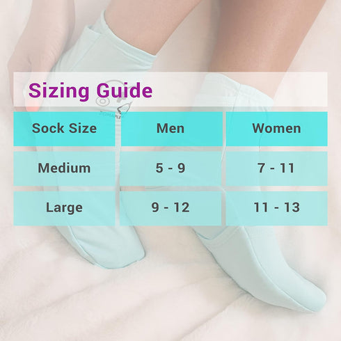 Zomaple Cold Therapy Socks for Women - Ice Pack Cooling Socks for Plantar Fasciitis, Neuropathy, Chemotherapy Recovery,