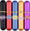 Kare & Kind Inhaler Tubes- Aluminum and Glass - for DIY Essential Oil Aromatherapy Use