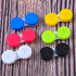 Elcoho 24 Pack Contact Lens Cases, Holder Box for Left/Right Eyes, 6 Colors
