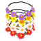Honbay 5PCS Daisy Flower Headband, Bohemian Flower Crown with Elastic Ribbon