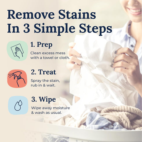 Miss Mouth's Messy Eater Stain Treater Spray - 4oz 3 Pack Stain Remover for Newborn & Baby Essentials