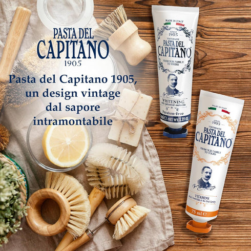 PASTA DEL CAPITANO 1905 (3.57 Oz 101g) Whitening Fl /