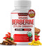 Organic Berberine with Ceylon Cinnamon 2175mg - Premium USDA Organic Supplement, Non-GMO Vegan, 90 Capsules