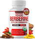 Organic Berberine with Ceylon Cinnamon 2175mg - Premium USDA Organic Supplement, Non-GMO Vegan, 90 Capsules