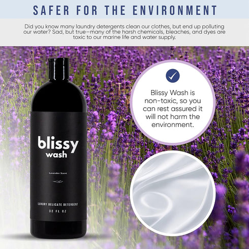 Plant Based Natural Laundry Detergent - Wool, Silk & Cashmere Detergent for Washing Machine - Naturally Scented