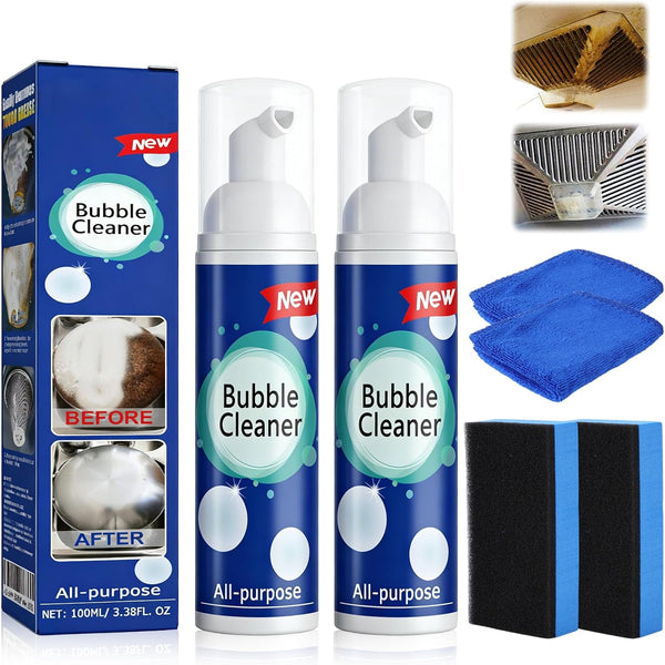 YADUO 2Pack Bubble Cleaner Foam, All Purpose Bubble Cleaner Kitchen Deep Cleaning Spray,