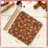 50 Pcs Reusable Paper Towels, Paperless Towels, Cotton Cloths, Washable Paper Towels with Roll for Kitchen (Flower)