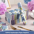 Homlouue 100PCS Watercolor Hydrangea Floral Napkins, 3 Ply Disposable Guest Towels for Spring Summer Fall