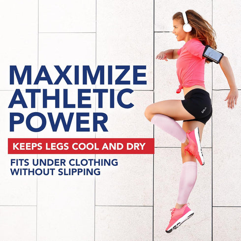 Dr. Arthritis Calf Compression Sleeve for Men and Women, Doctor-Developed Leg Compression for Shin Splint Relief