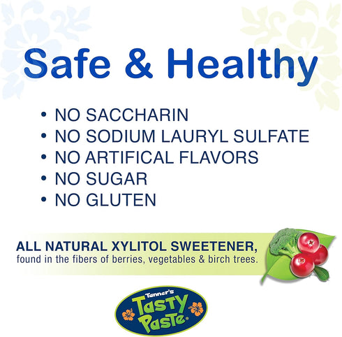 Tanner's Tasty Paste 4.2 oz. Cha Cha Chocolate Anti-Cavity Fluoride Toothpaste