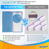Reusable Mop Pads Compatible with Swiffer Wet Jet, 5 Pack Microfiber Replacement Pads for Hardwood Floor