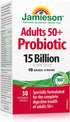 Jamieson Adult 50+ Probiotic Complex, 15 Billion, 30 Vegi Caps