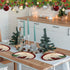 Havawish 100 10.8" 12.6" Pcs Large Christmas Oval Paper Plates x Christmas Disposable Party Trays Xmas Paper Platters