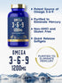 Carlyle Omega 3-6-9 1200mg | 180 Softgel Capsules | Triple Omega Supplement with Fish, Flaxseed & Borage Oils