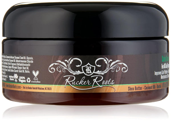 Rucker Roots GTC Curly Cream, Moisturizes Strands, Improves Curl Pattern, Defines Curls for All Curl Types