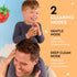 Boka Kids Sonic Electric Toothbrush with 2 Heads, Rechargeable with Food Grade Silicone Bristles