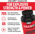 Force Factor Volcano Extreme Pre Workout Supplement for Men, Nitric Oxide Booster with Creatine, 90 Tablets for Muscle