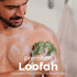 MainBasics Bath Shower Loofah Sponge Pouf, Body Scrubber Exfoliator, Set of 3, Earthy Love