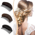WILLBOND 3 Pieces Invisible False Hair Clips, Black Pad Bump It Up Volume Hair Base Fluffy Styling Tool for Women Girls