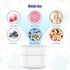 Houseables 4 Oz Plastic Containers with Lids, Body Butter Jars, Lotion Container, White, 118 ML/Gram Capacity, 12 Pack,