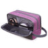 Water Resistant Toiletry Bag for Men/Women, Hanging Dopp Kit, Small Shaving Bag for Traveling (purple)