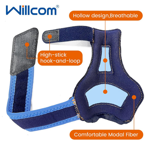 Ventilated Thumb Brace for Arthritis Pain Relief, Spica Splint for Tendonitis, Trigger Finger, Medium Size