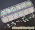 Nails Rhinestones for Crafting, 4000pc Kit A with 6 Sizes SS20 Flatback Rhinestones, Tweezers, and Picking Pen