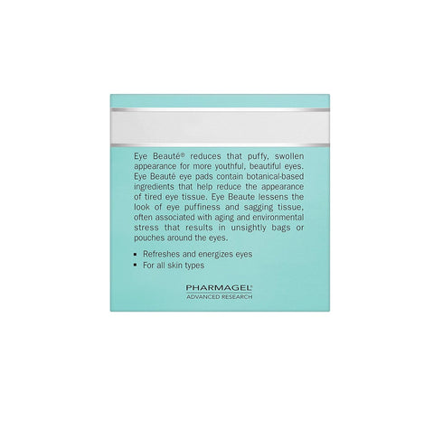 Pharmagel Complexe Eye Beaute Treatment Pads, 60 Count, Herbal Solution for Puffy Eyes