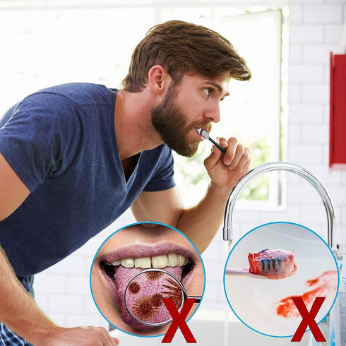 4 Pieces Extra Soft Toothbrushes for Sensitive Gums, 20000 Micro Nano Bristle for Adults