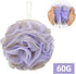 Tbestmax 4 Pack Bath Sponge Pouf Shower Loofah Body Scrubber Exfoliator, 60g/Piece - 4 Colors