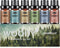 Woody Essential Oils Set - Men Scents Fragrance Oil Aromatherapy Kit for Diffuser (6x10ML)