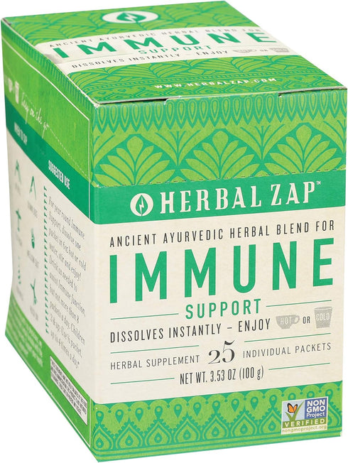 Herbal ZAP Ayurveda Digestive & Immune Support | 25 Count Box, 3.53 Ounce | Balance Vata Kapha Doshas