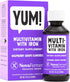 NovaFerrum Yum Multivitamin with Iron - 120 Servings, Immune Support for Infants, Toddlers & Kids
