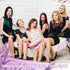 11 Pieces Bridal Shower Wedding Makeup Bags, Canvas Cosmetic Bags for Bachelorette Party, Bride I Do Crew Gifts (White,