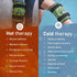 Knee Ice Pack Wrap, Soft Compression Pack for Pain Relief, Leg Injuries, Swelling, Arthritis, Meniscus Tear, ACL -