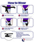 Plus Size Hip Brace Compression Sleeve for Thigh | Sciatica Pain Relief Device | Hip Support for Women & Men | X-LG /