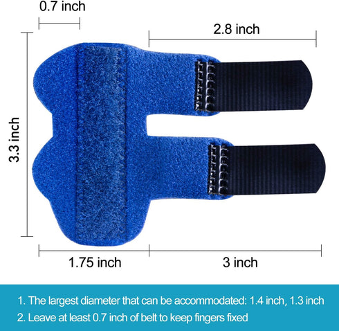Trigger Finger Splints, Finger Brace for Pain Relief, Sport Injuries, Basketball, Senior Tendon Release, Blue