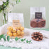Cellophane Treat Bags for Cookies, Candy, Chocolates, Clear Gift Bag with Stickers (Fog, 9x3.3inch)